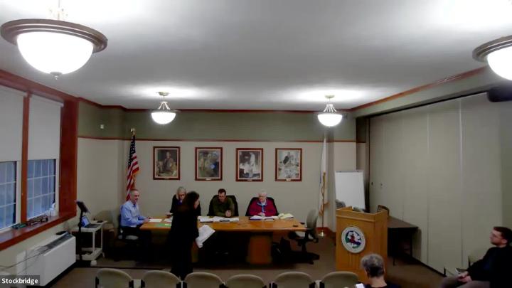 Thumbnail image for Stockbridge Selectboard Meeting, April 2, 2026