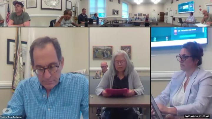 Thumbnail image for Great Barrington Selectboard Meeting, July 28, 2026