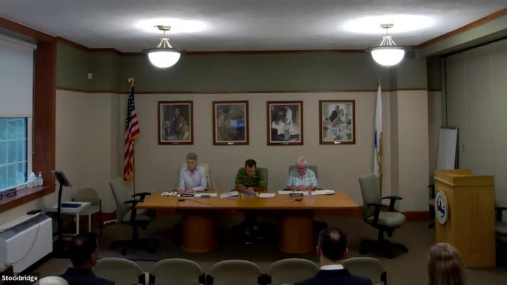 Thumbnail image for Stockbridge Selectboard Meeting, August 6, 2026