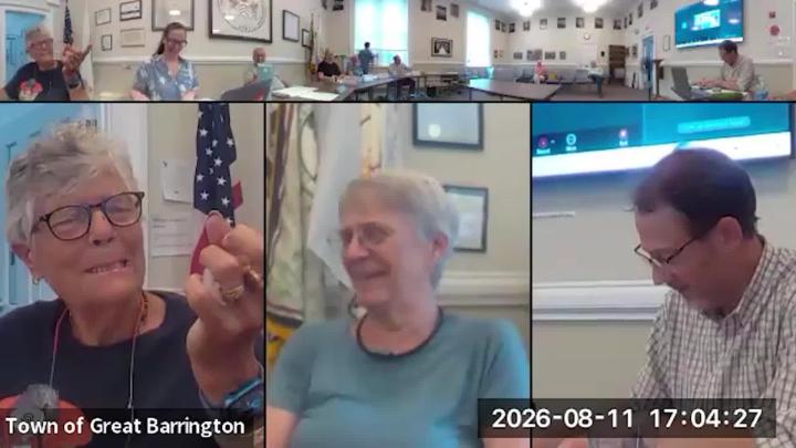 Thumbnail image for Great Barrington Community Preservation Committee Meeting, August 11, 2026