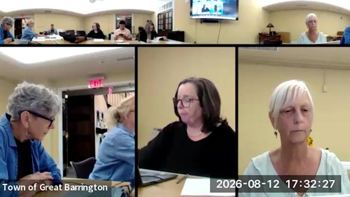 Thumbnail image for Great Barrington Library Board of Trustees Meeting, August 12, 2026