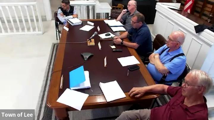 Thumbnail image for Lee Planning Board Meeting, August 17, 2026