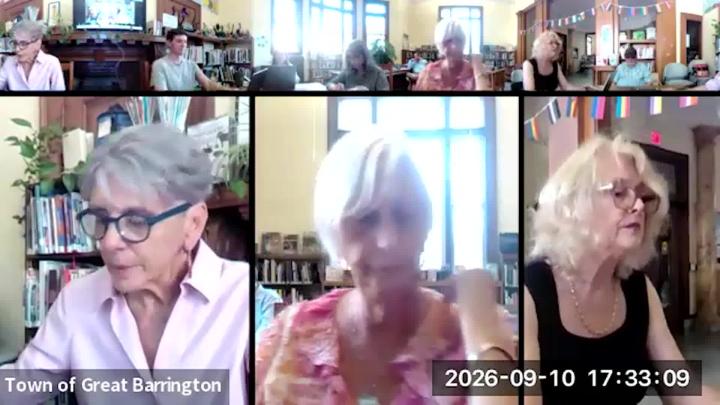 Thumbnail image for Great Barrington Library Board of Trustees Meeting, September 10, 2026
